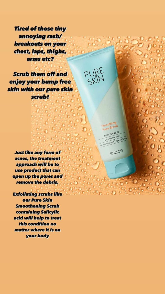Oriflame Pure Skin Smoothing Face Scrub