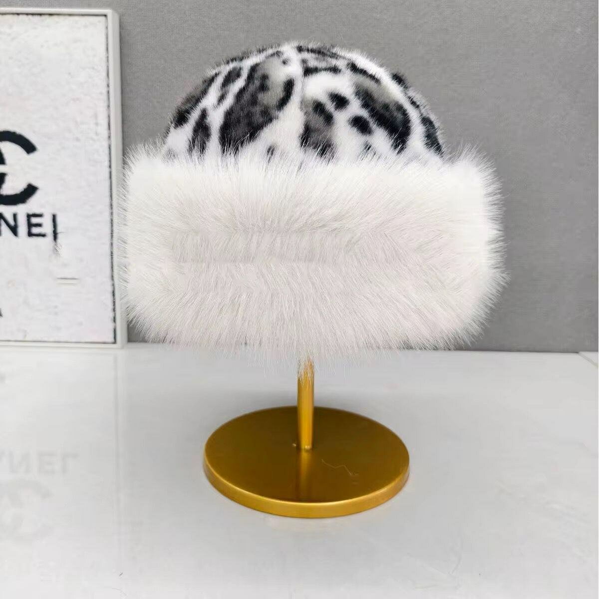 Chapeau en fourrure élégant