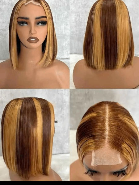 Perruque Lace Bob Blonde