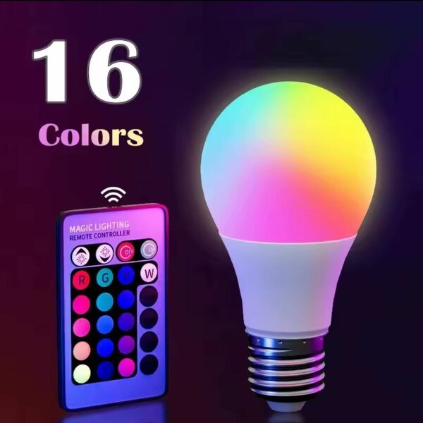 Ampoule LED RGB avec Télécommande