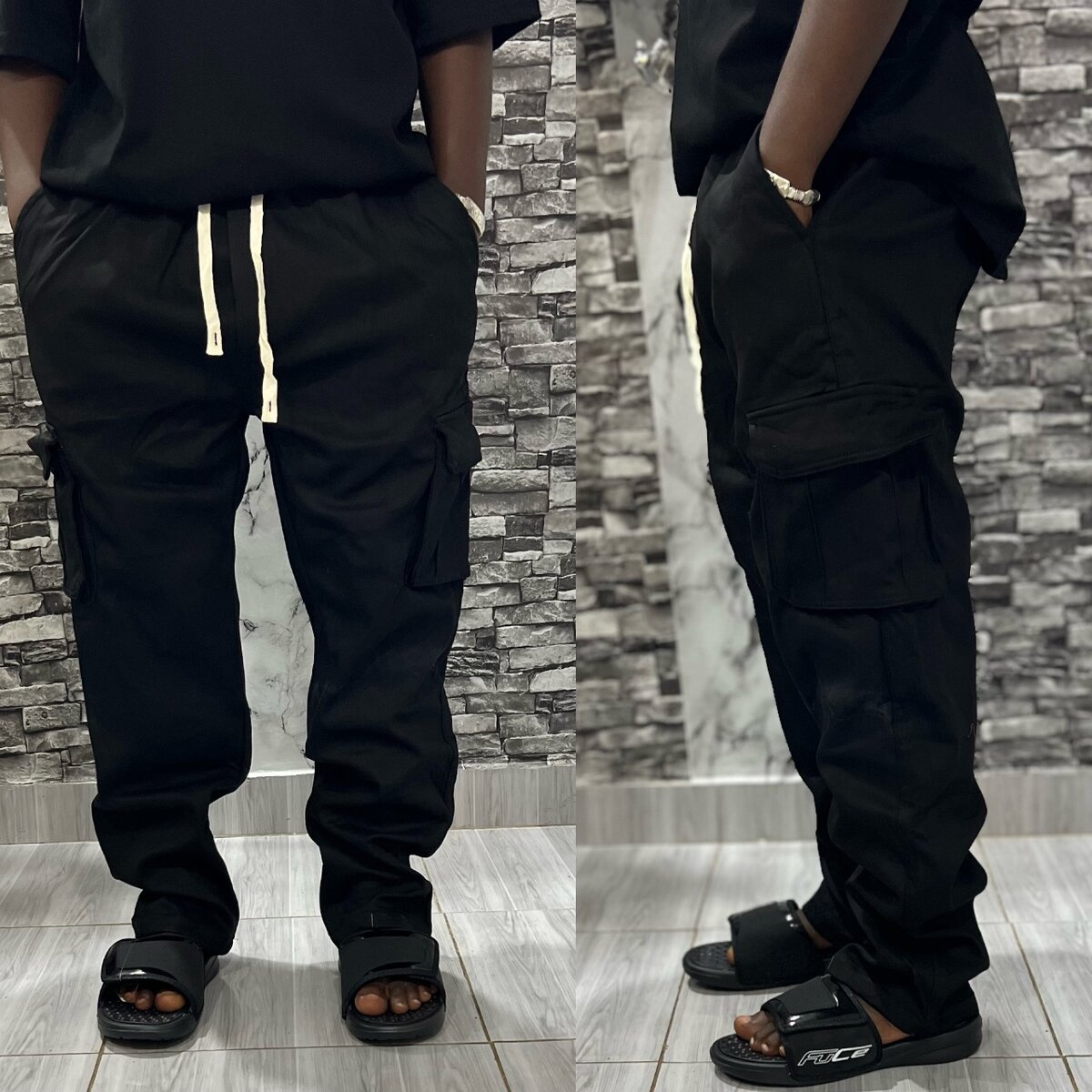 Pantalon cargo décontracté homme