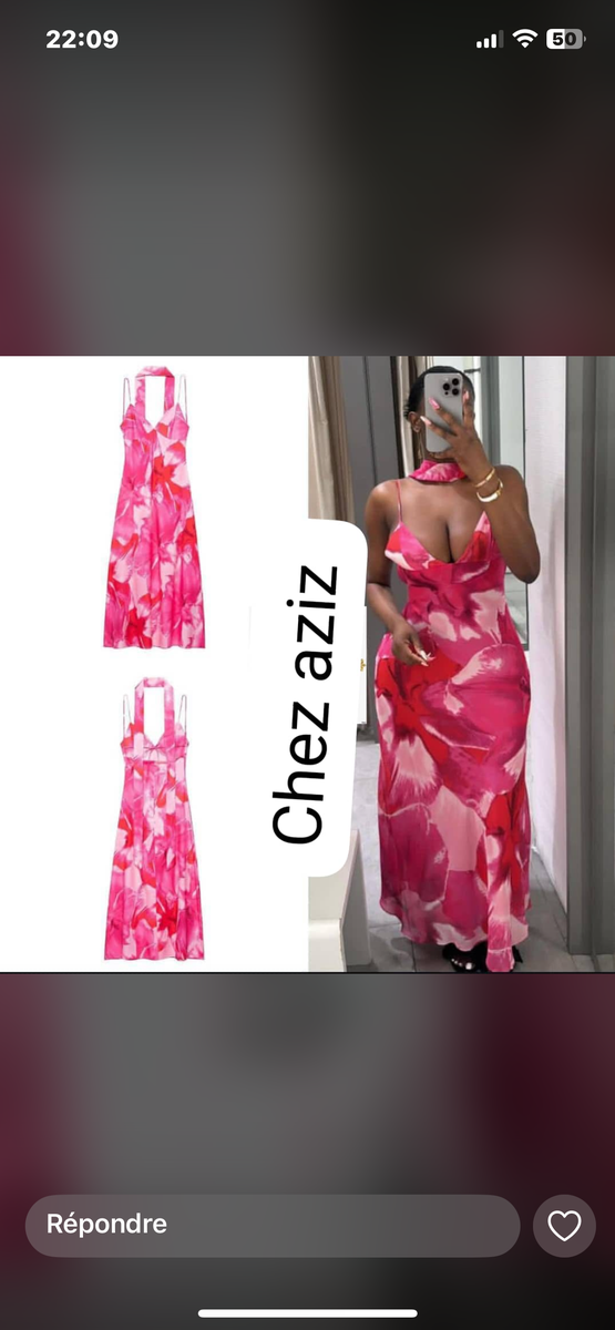 Robe élégante et chic femme