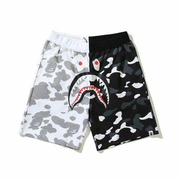 Shorts camouflage requin