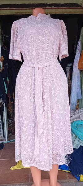 Long dress pink