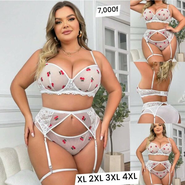 Ensemble lingerie grande taille
