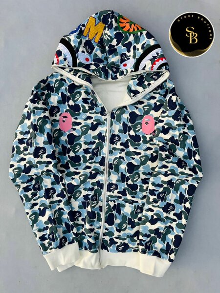 Sweat à capuche camouflage tendance