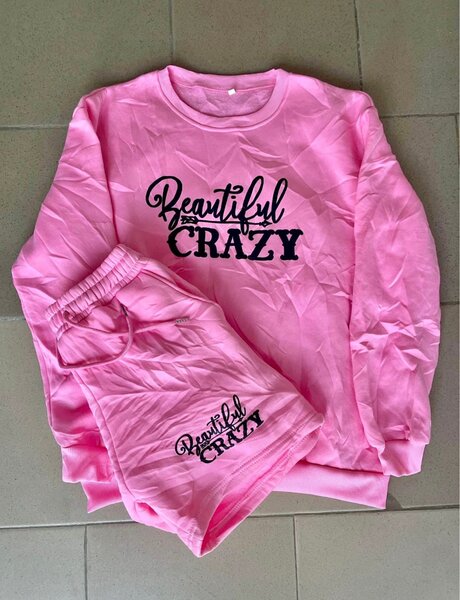 Ensemble de détente rose