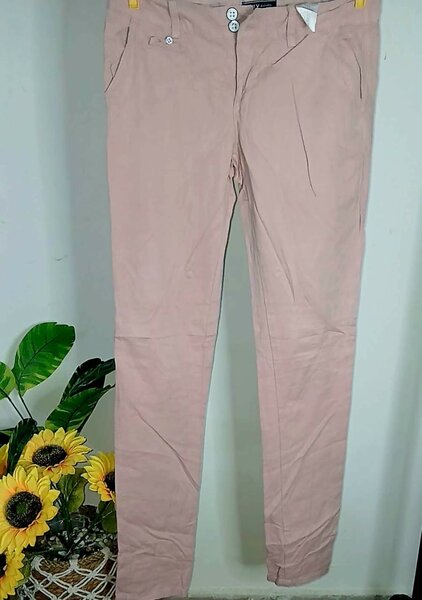 Pantalon Chino Rose Femme