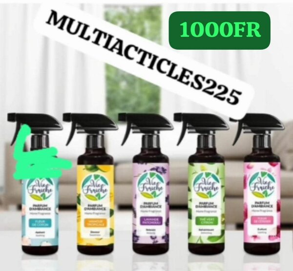 Spray désodorisant multifonctionnel