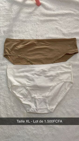 Lot de culottes taille XL