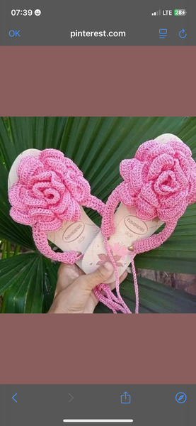 Chaussure en Crochet laine