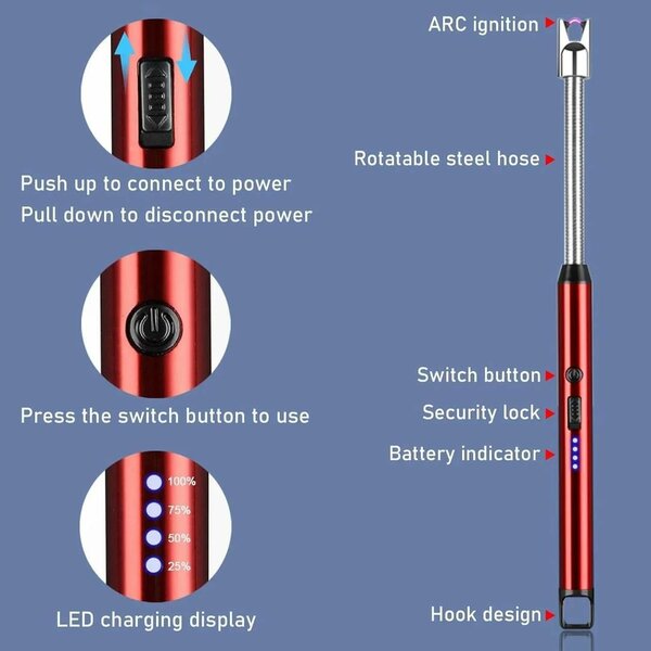 Rechargeable electric letter