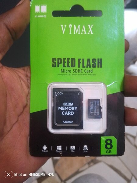 Carte Micro SDHC 8 Go Class 6