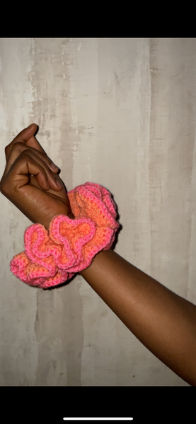 Chouchou tricoté artisanal