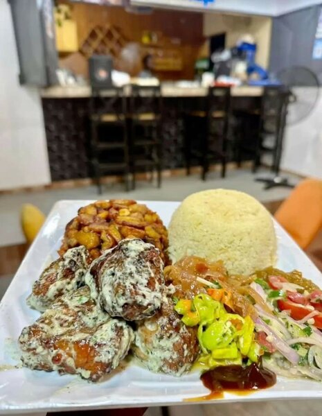 Poulet mayo avec alloco