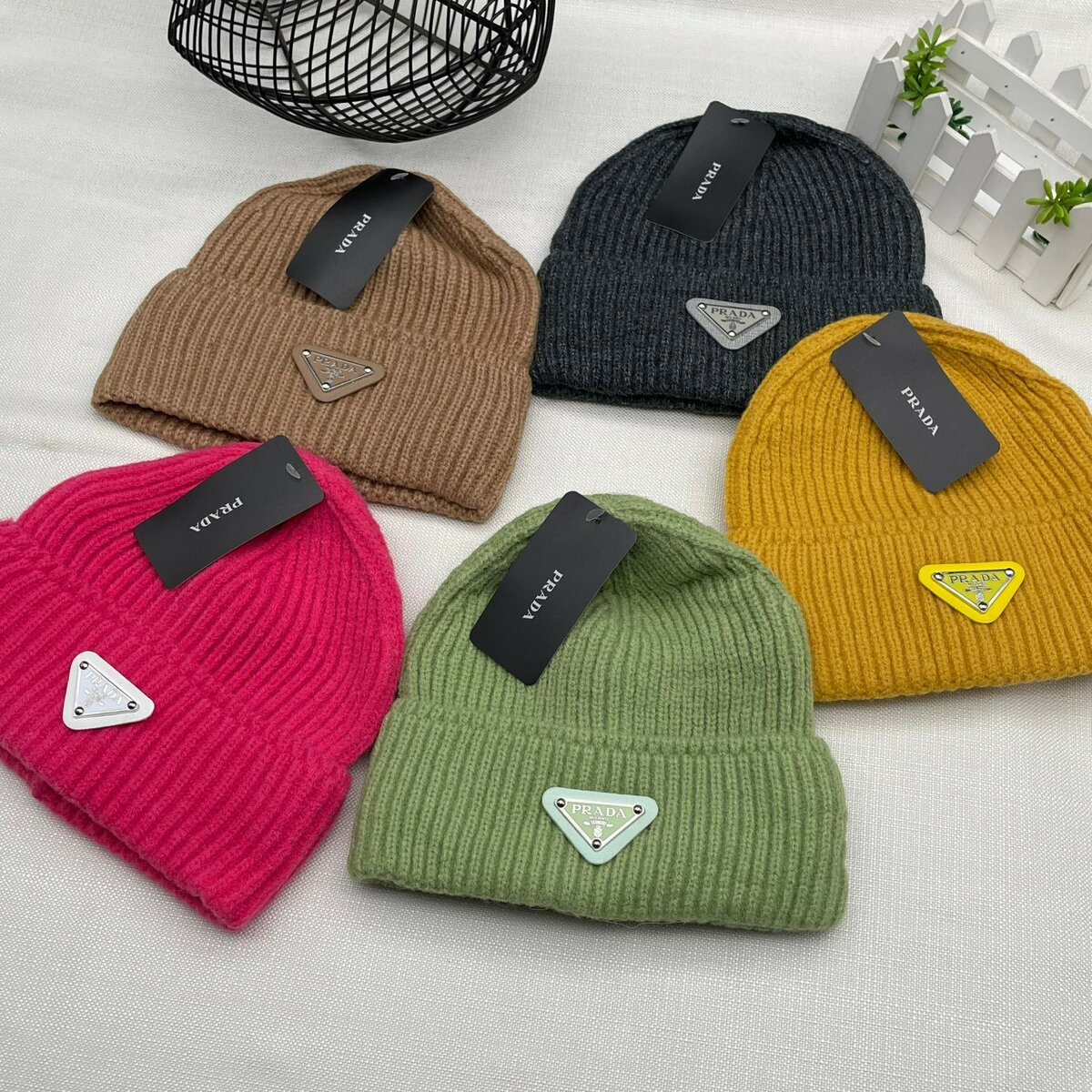 Celine and Prada Beanies
