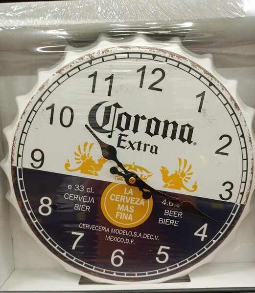 Horloge Murale Décapsuleur Corona