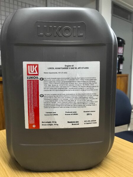 Lukoil Huile Moteur SAE 50 20L