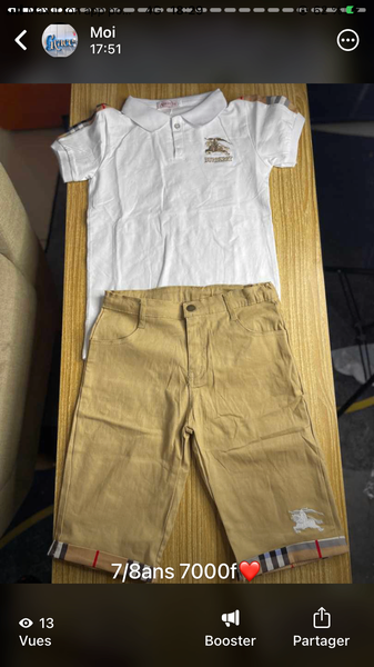 Vêtements  de garçon