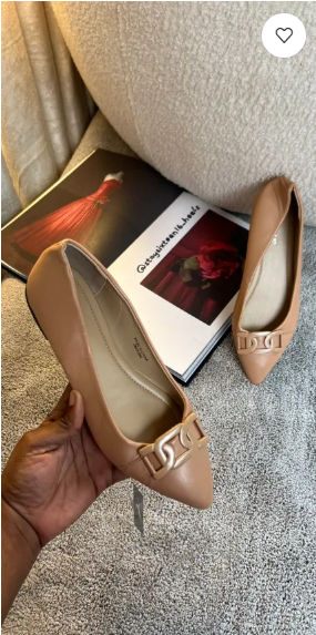 Danielle brown flat shoes