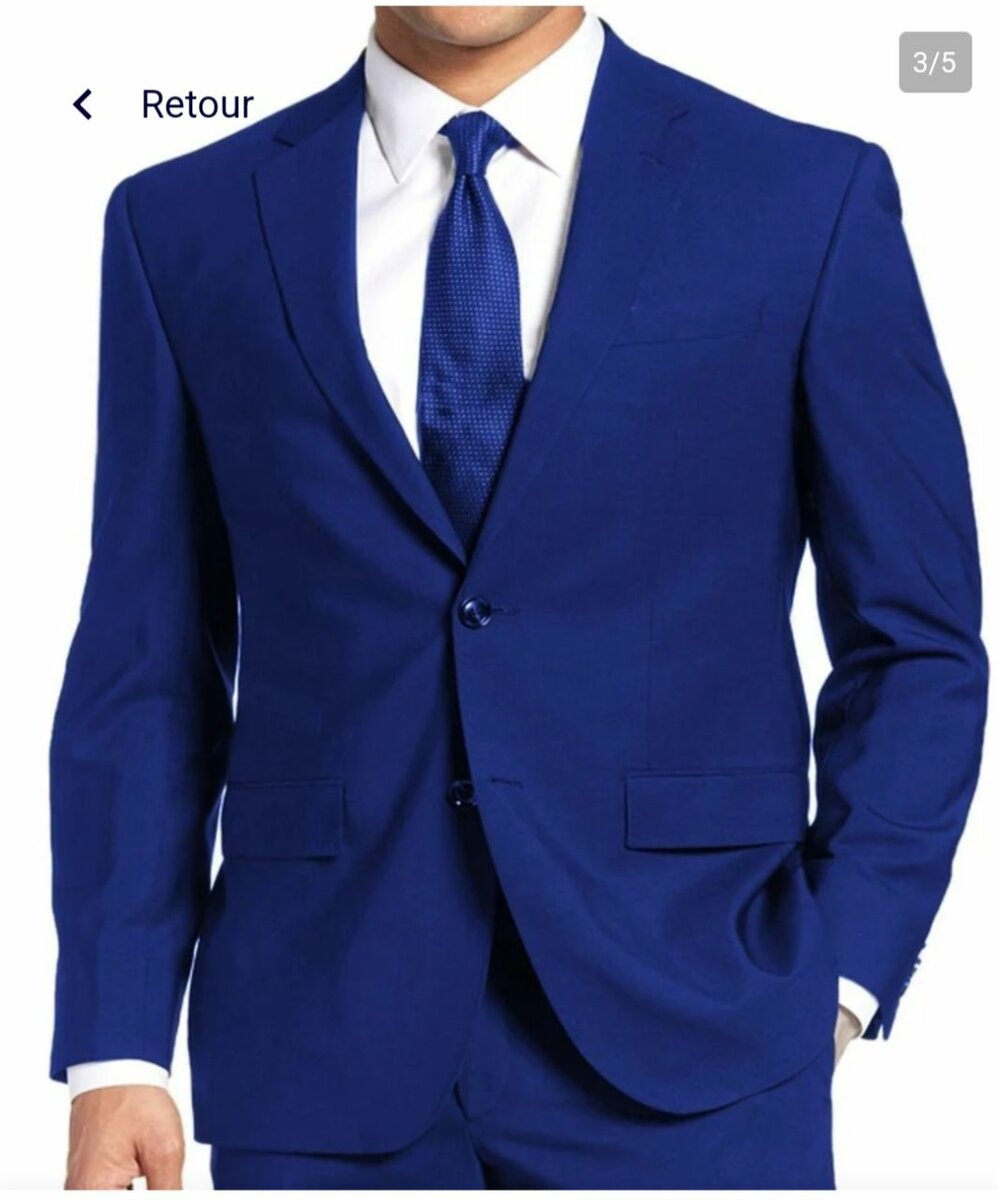 Costume bleu slim fit jules