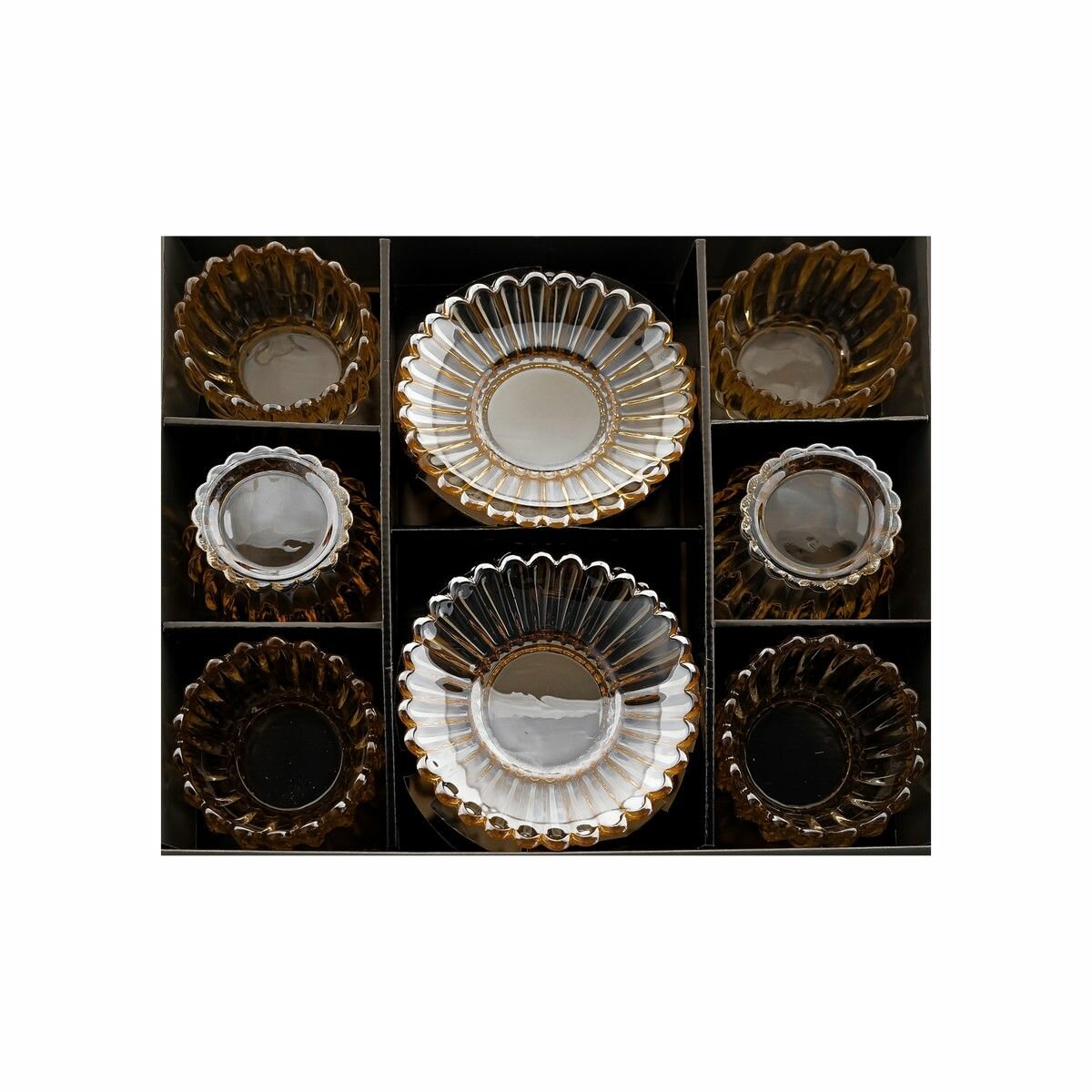 Set de Bols à Fruits en Verre