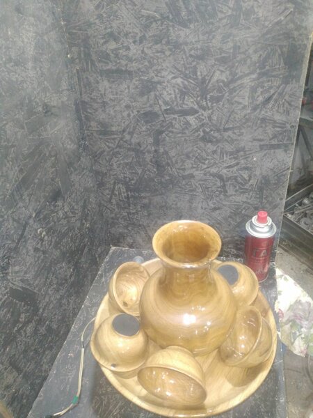 Деревянная посуда.N5. Кумысный набор.