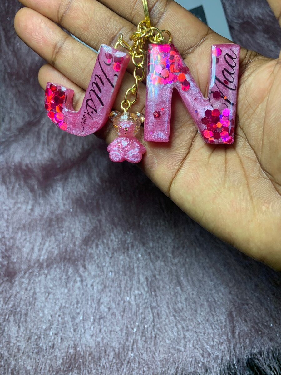 Resin keychain and souvenirs