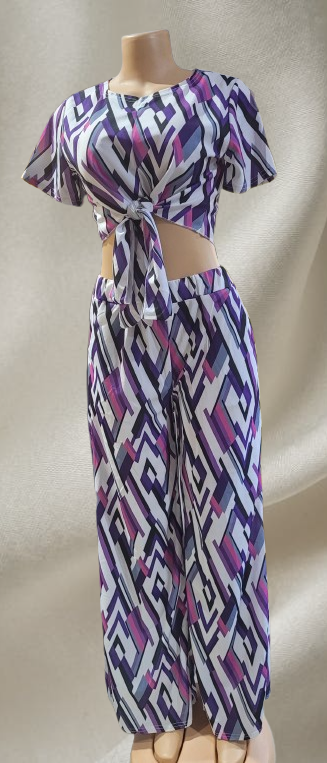 Ensemble Géométrique Chic Femme