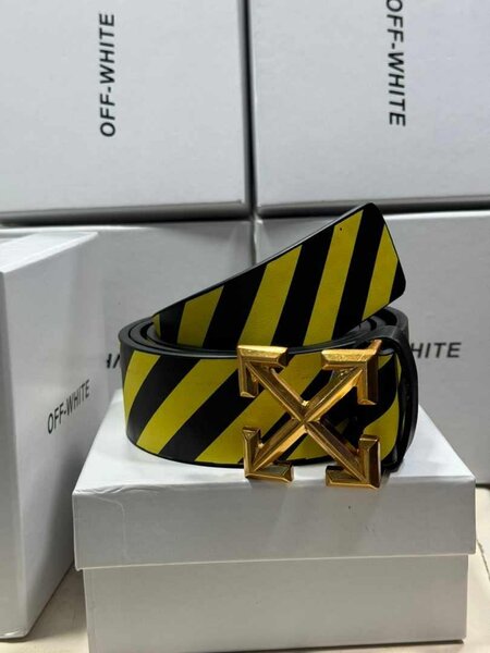 Ceinture Off-White rayée