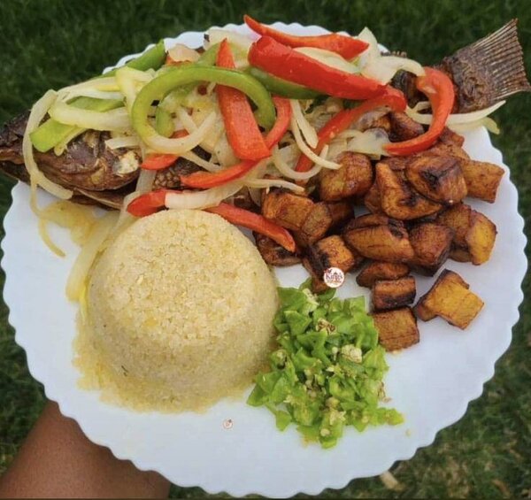 Attieké, Poisson, Alloco