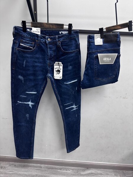 Jean slim délavé homme