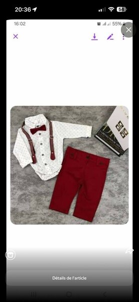 Ensemble élégant pour garçons