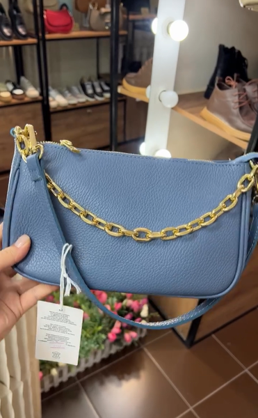 сумка синяя