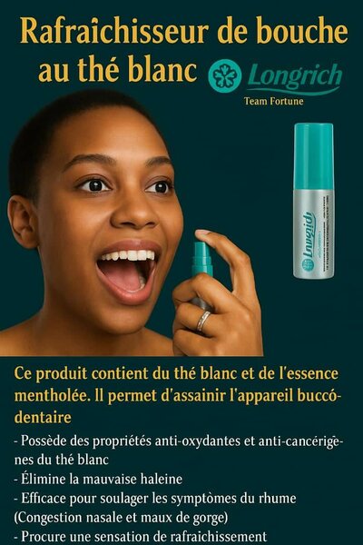Spray buccal thé blanc