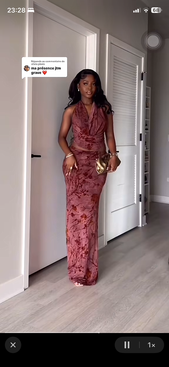 Robe élégante longue