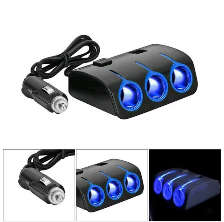 Adaptateur allume-cigare 3 ports