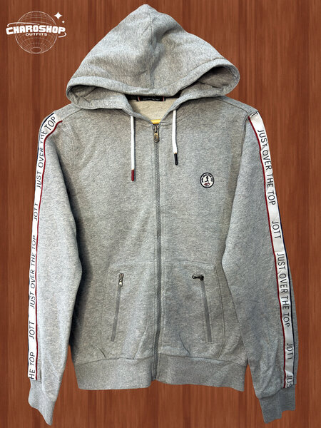 Sweat à capuche gris unisexe