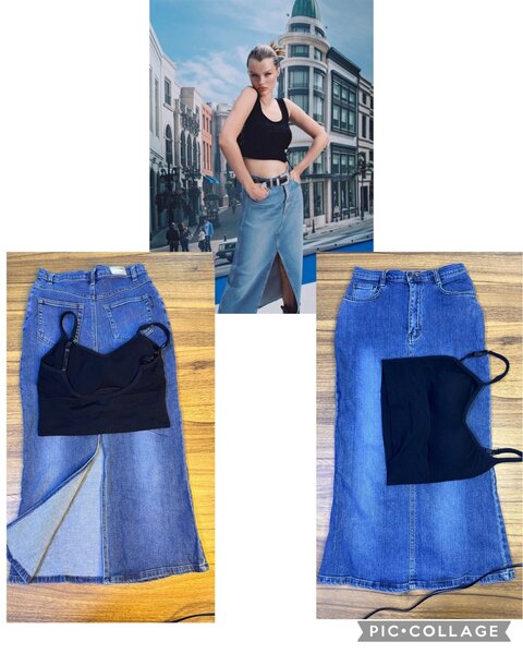 Jupe jeans