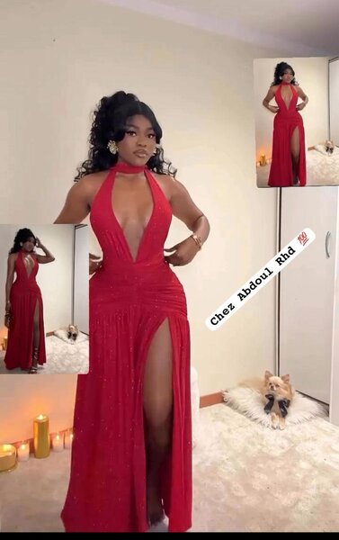 Robe Élegante Fendue