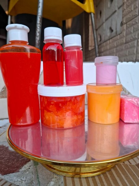 Ensemble de cosmétiques naturels