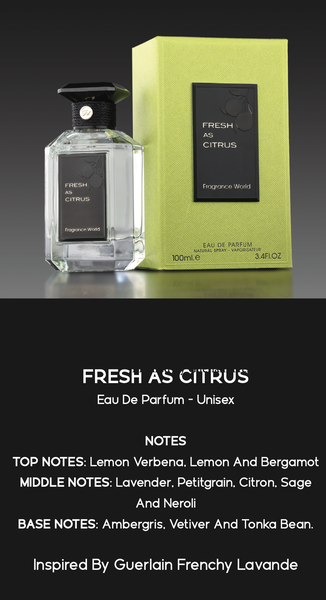 Parfum Unisexe Citrus Frais