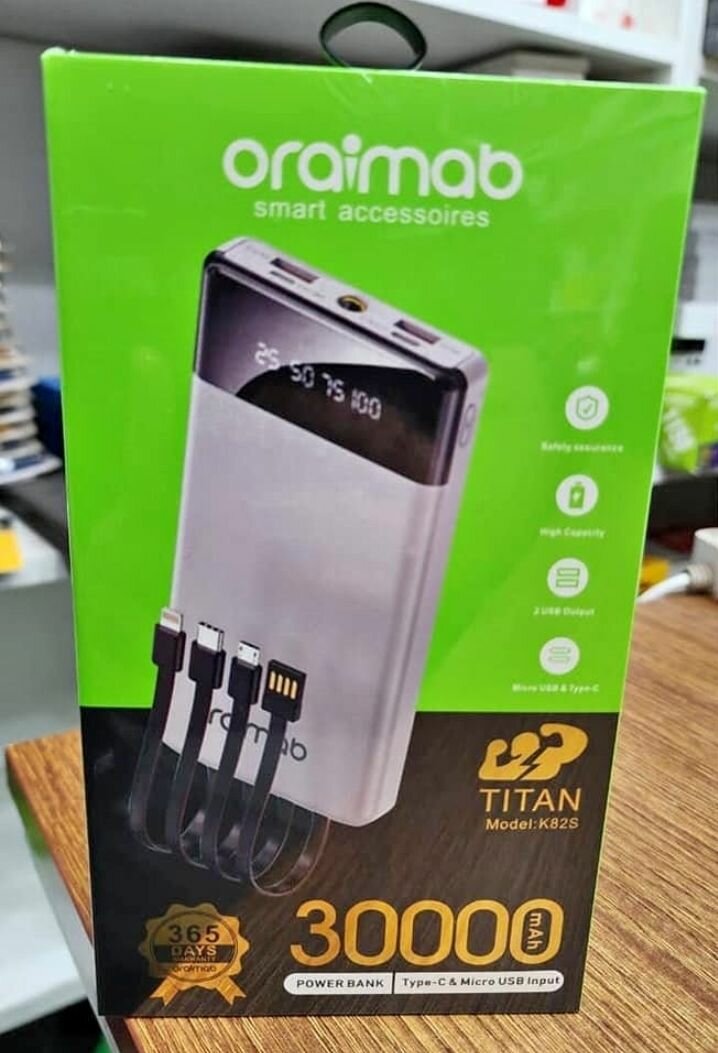 Oraimo solar power bank