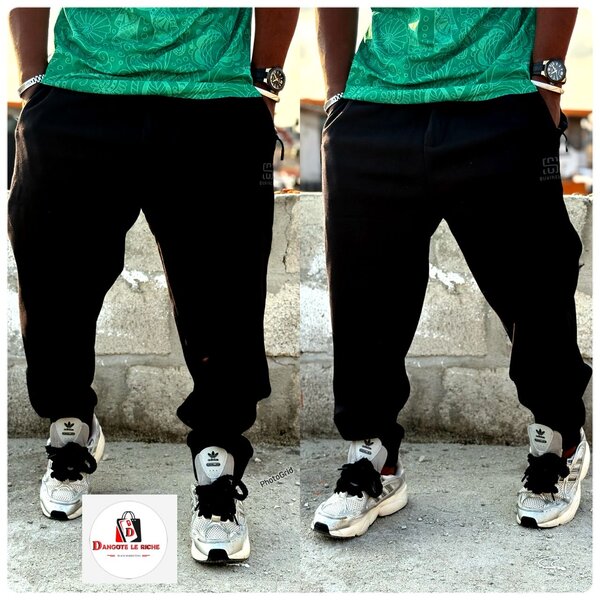 Pantalon de sport noir homme