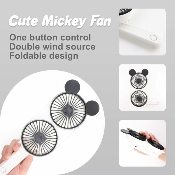 Mini Ventilateur Pliable Mickey