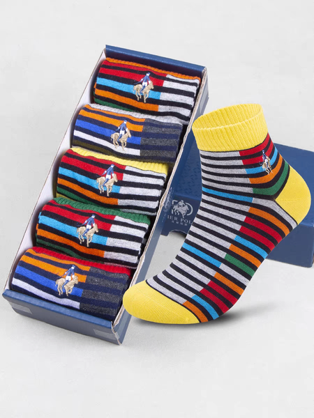 Chaussettes rayées tendance