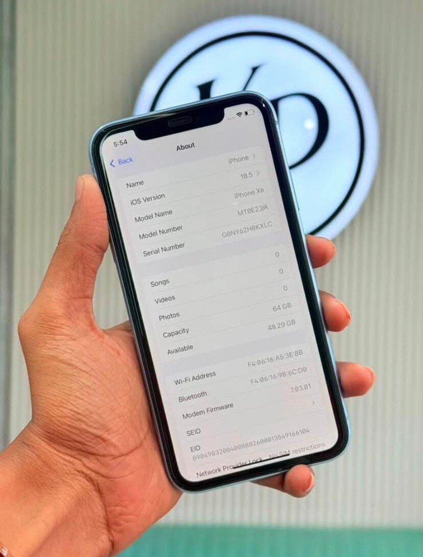 Apple iPhone X Bleu 64Go