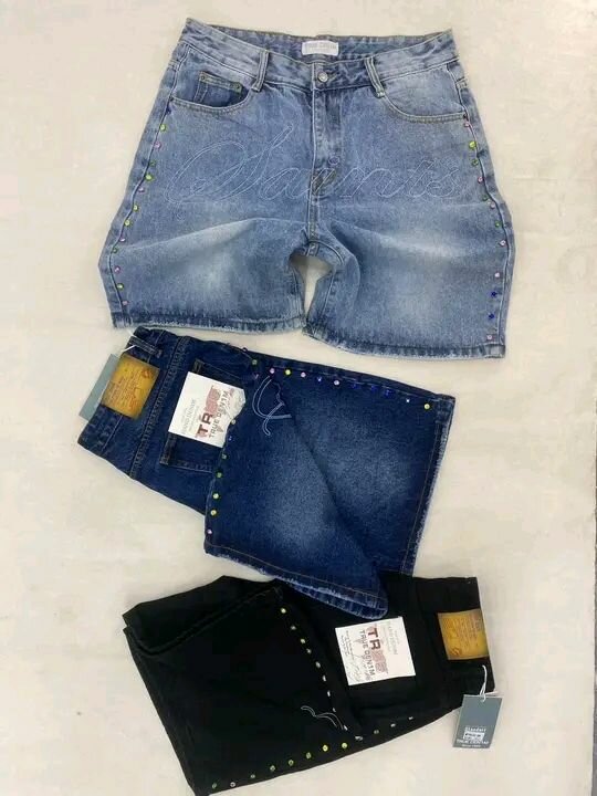 Shorts en jean stylés unisexes
