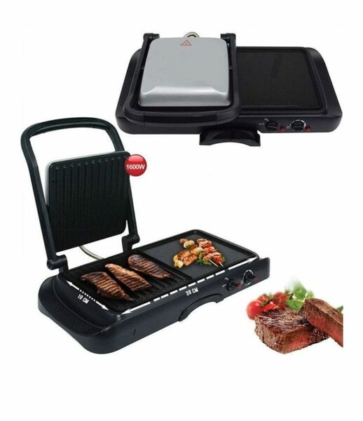 2 IN 1 DUAL SIDE GRILL & GRIDDLE NON-STICK