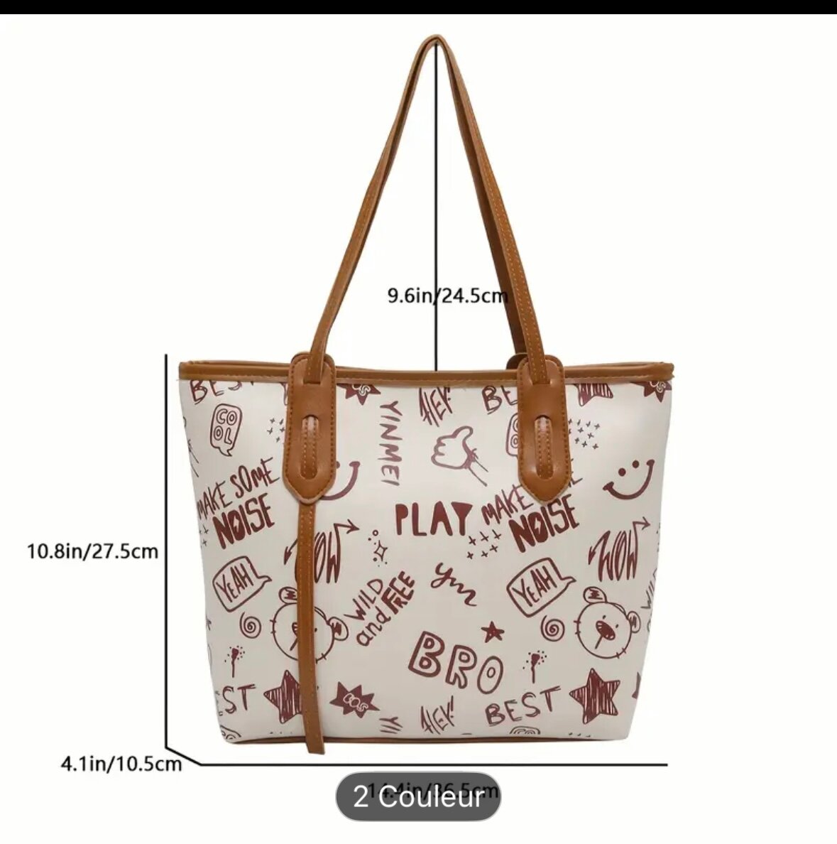 Sac à main fourre-tout tendance